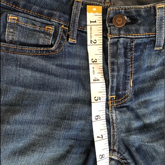 Hollister bootcut mid rise jeans size 1s dark blue - Picture 4 of 11